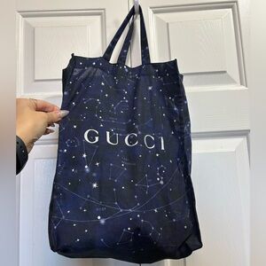 Gucci Navy Constellation Print Tote